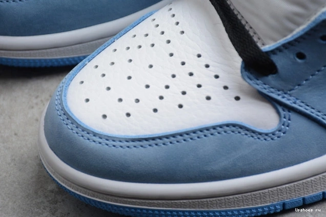 555088-134 Black University High 1 White Jordan Blue AIR Retro 0909